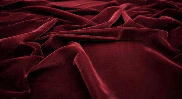 Rood fluwelen stof